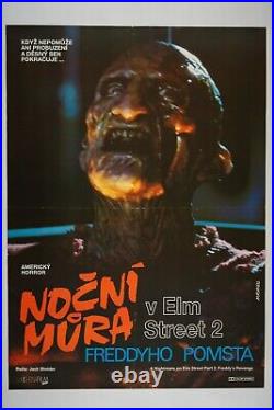 A NIGHTMARE ON ELM STREET 2 FREDDY'S REVENGE Orig. Czech 24x33 Movie Poster 1985