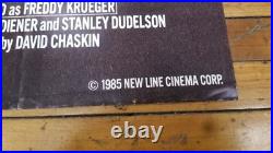 A NIGHTMARE ON ELM STREET 2 One Sheet Movie Poster Original 27x41 FOLDED