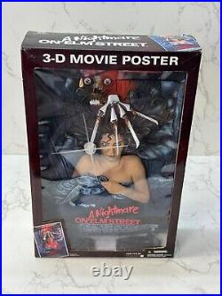 A NIGHTMARE ON ELM STREET 3D Movie Poster McFarlane Toys Freddy Krueger