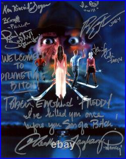 A NIGHTMARE ON ELM STREET 3 CAST SIGNED x 8 8x10 PHOTO ENGLUND FREDDY BECKETT A NIGHTMARE ON ELM STREET 3 CAST SIGNED x 8 8x10 PHOTO ENGLUND FREDDY BECKETT