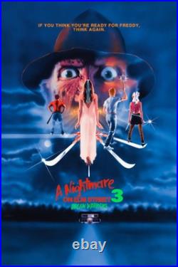 A NIGHTMARE ON ELM STREET 3 DREAM WARRIORS by Matthew Peak Movie Poster Print A NIGHTMARE ON ELM STREET 3 DREAM WARRIORS by Matthew Peak Movie Poster Print