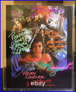 A NIGHTMARE ON ELM STREET 4 CAST SIGNED 8x10 PHOTO ENGLUND. LANGENKAMP. AMANDA