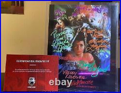 A NIGHTMARE ON ELM STREET 4 CAST SIGNED 8x10 PHOTO ENGLUND. LANGENKAMP. AMANDA