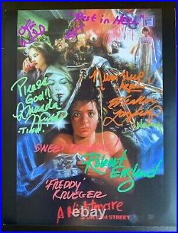 A NIGHTMARE ON ELM STREET 4 CAST SIGNED 8x10 PHOTO ENGLUND. LANGENKAMP. AMANDA