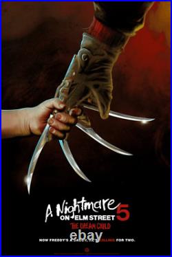 A NIGHTMARE ON ELM STREET 5 THE DREAM CHILD Mondo Print Mike Saputo Rare 24x36