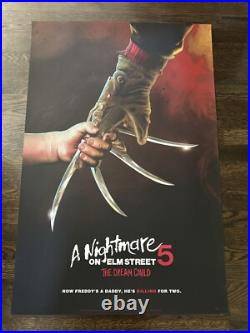 A NIGHTMARE ON ELM STREET 5 THE DREAM CHILD Print MONDO POSTER Mike Saputo 24x36 A NIGHTMARE ON ELM STREET 5 THE DREAM CHILD Print MONDO POSTER Mike Saputo 24x36