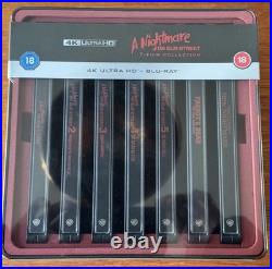 A NIGHTMARE ON ELM STREET 7 films STEELBOOKS COLLECTION 4K+BR UK New OOP V RARE