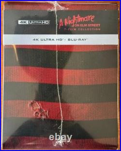 A NIGHTMARE ON ELM STREET 7 films STEELBOOKS COLLECTION 4K+BR UK New OOP V RARE