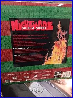 A NIGHTMARE ON ELM STREET Laser Disc signed by Robert England & Beatrice Boepp
