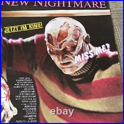 A NIGHTMARE ON ELM STREET New Nightmare UK Movie Poster VHS 23x33 RARE