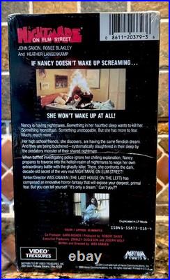 A NIGHTMARE ON ELM STREET (Original 1990 Media/Video Treasures VHS TAPE) Sealed