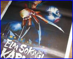 A NIGHTMARE ON ELM STREET Wes Craven HORROR 1984 Original Turkish Movie Poster A NIGHTMARE ON ELM STREET Wes Craven HORROR 1984 Original Turkish Movie Poster