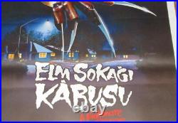 A NIGHTMARE ON ELM STREET Wes Craven HORROR 1984 Original Turkish Movie Poster A NIGHTMARE ON ELM STREET Wes Craven HORROR 1984 Original Turkish Movie Poster
