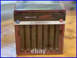 A Nightmare Elm Street 1-7 Movie Collection Boxset 4K UHD Blu-ray SteelBook UK A Nightmare Elm Street 1-7 Movie Collection Boxset 4K UHD Blu-ray SteelBook UK