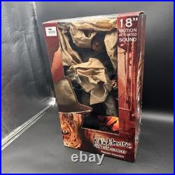 A Nightmare On Elm Street 18 Freddy Krueger NECA Toy Motion activated