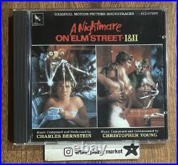 A Nightmare On Elm Street 1 & 2 Freddys Revenge CD soundtrack score Rare