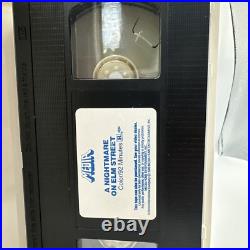 A Nightmare On Elm Street 1-5 VHS Lot MEDIA 1st Releases 80s Horror Clamshell