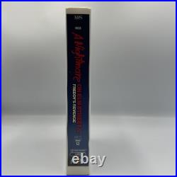 A Nightmare On Elm Street 1-5 VHS Lot MEDIA 1st Releases 80s Horror Clamshell