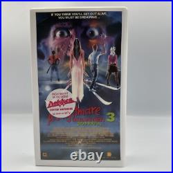 A Nightmare On Elm Street 1-5 VHS Lot MEDIA 1st Releases 80s Horror Clamshell