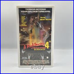 A Nightmare On Elm Street 1-5 VHS Lot MEDIA 1st Releases 80s Horror Clamshell