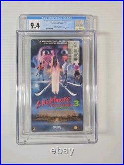A Nightmare On Elm Street 1-6 1990 Sealed VHS CGC 9.4-9.8 Cert# 2001-2006 Lt 844