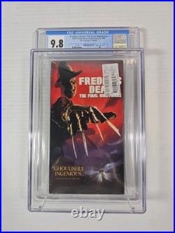 A Nightmare On Elm Street 1-6 1990 Sealed VHS CGC 9.4-9.8 Cert# 2001-2006 Lt 844
