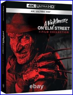 A Nightmare On Elm Street 1-7 (4K UHD Blu-ray) (UK IMPORT) (PRESALE 27/10/2025) A Nightmare On Elm Street 1-7 (4K UHD Blu-ray) (UK IMPORT) (PRESALE 27/10/2025)