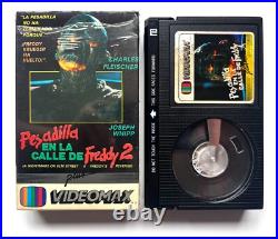 A Nightmare On Elm Street 2 Freddy's Revenge Videomax Betamax Beta Tape Mexico A Nightmare On Elm Street 2 Freddy's Revenge Videomax Betamax Beta Tape Mexico