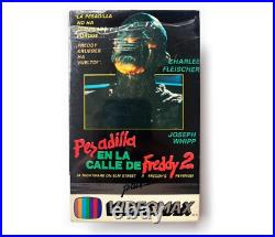 A Nightmare On Elm Street 2 Freddy's Revenge Videomax Betamax Beta Tape Mexico A Nightmare On Elm Street 2 Freddy's Revenge Videomax Betamax Beta Tape Mexico