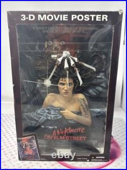 A Nightmare On Elm Street 3D Movie Poster Mcfarlane Toys Signed Langenkamp