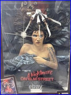 A Nightmare On Elm Street 3D Movie Poster Mcfarlane Toys Signed Langenkamp