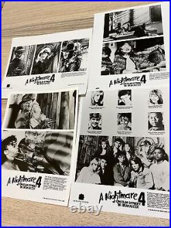A Nightmare On Elm Street 4 Press Kit Freddy Krueger Dream Master Gloss Photos A Nightmare On Elm Street 4 Press Kit Freddy Krueger Dream Master Gloss Photos