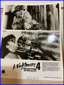 A Nightmare On Elm Street 4 Press Kit Freddy Krueger Dream Master Gloss Photos A Nightmare On Elm Street 4 Press Kit Freddy Krueger Dream Master Gloss Photos