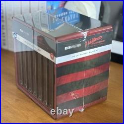 A Nightmare On Elm Street 4k + Blu Ray 7-film Steelbook Collection LE Numbered