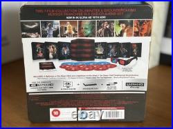 A Nightmare On Elm Street 4k + Blu Ray 7-film Steelbook Collection LE Numbered