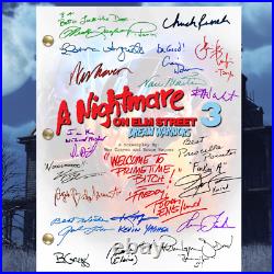 A Nightmare On Elm Street 5 Autograph Signed Scripts Collection Reprints, Freddy A Nightmare On Elm Street 5 Autograph Signed Scripts Collection Reprints, Freddy
