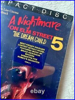 A Nightmare On Elm Street 5 Sealed Mega Rare Longbox CD Promo Hype Sticker Dream