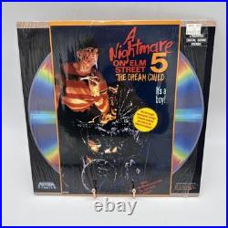 A Nightmare On Elm Street 5 The Dream Child It's A Boy Laserdisc LD Movie 1989