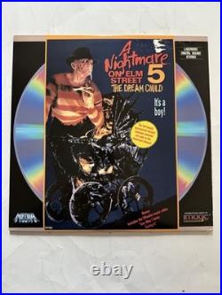 A Nightmare On Elm Street 5 The Dream Child Laserdisc 1989 Tested No rot