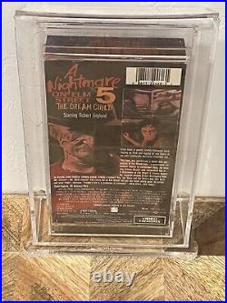 A Nightmare On Elm Street 5 The Dream Child Sealed VHS Beckett 7.5 Seal D First