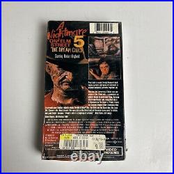 A Nightmare On Elm Street 5 The Dream Child VHS 1989 Media (Sealed) Brand New