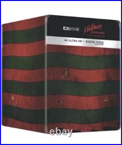 A Nightmare On Elm Street 7-Film Collection 4K Steelbook Library Case IN STOCK