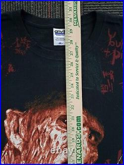 A Nightmare On Elm Street AOP NEW Shirt Size XL Freddy Krueger Classic Horror