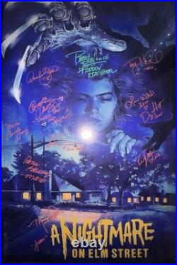A Nightmare On Elm Street Autographed Poster