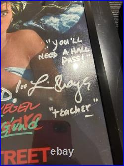 A Nightmare On Elm Street Cast Signed Poster 11 by 17 Freddy Krueger
