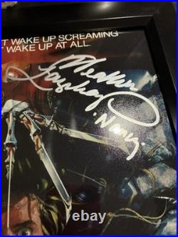 A Nightmare On Elm Street Cast Signed Poster 11 by 17 Freddy Krueger
