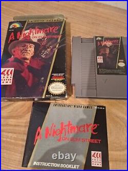 A Nightmare On Elm Street Cib Nes Nintendo