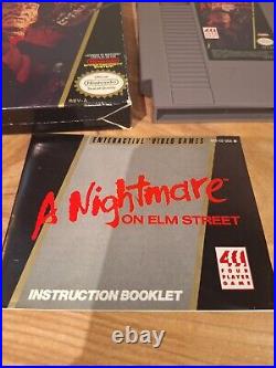 A Nightmare On Elm Street Cib Nes Nintendo