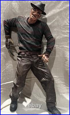 A Nightmare On Elm Street Freddy Krueger Motion Activated Sound 18 Figure NECA
