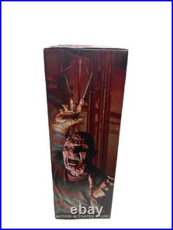 A Nightmare On Elm Street Freddy Krueger Motion Activated Sound 18 Figure NECA